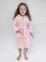 Халат на запах с капюшоном “Ненси”